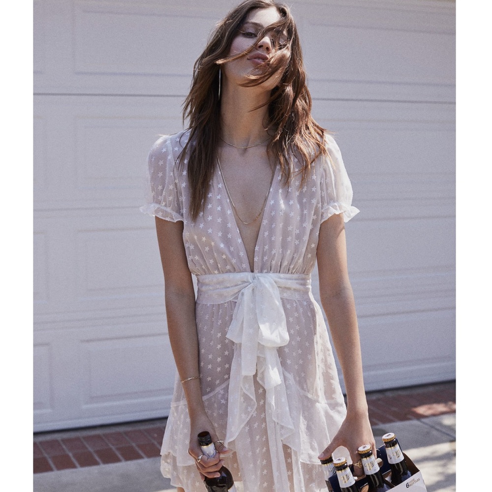 For Love and Lemons Firecracker Mini Dress